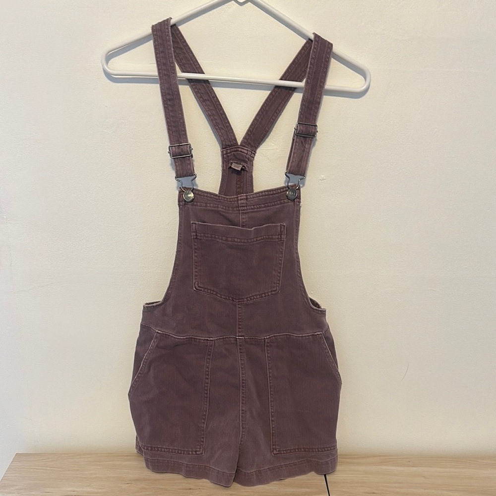 Purple Women's Overall Shorts